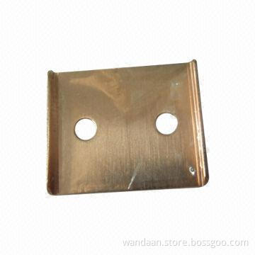 Brass plate, made by stamping